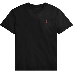 POLO RALPH LAUREN Classic Fit V-Neck T-Shirt(Ralph Lauren Black)