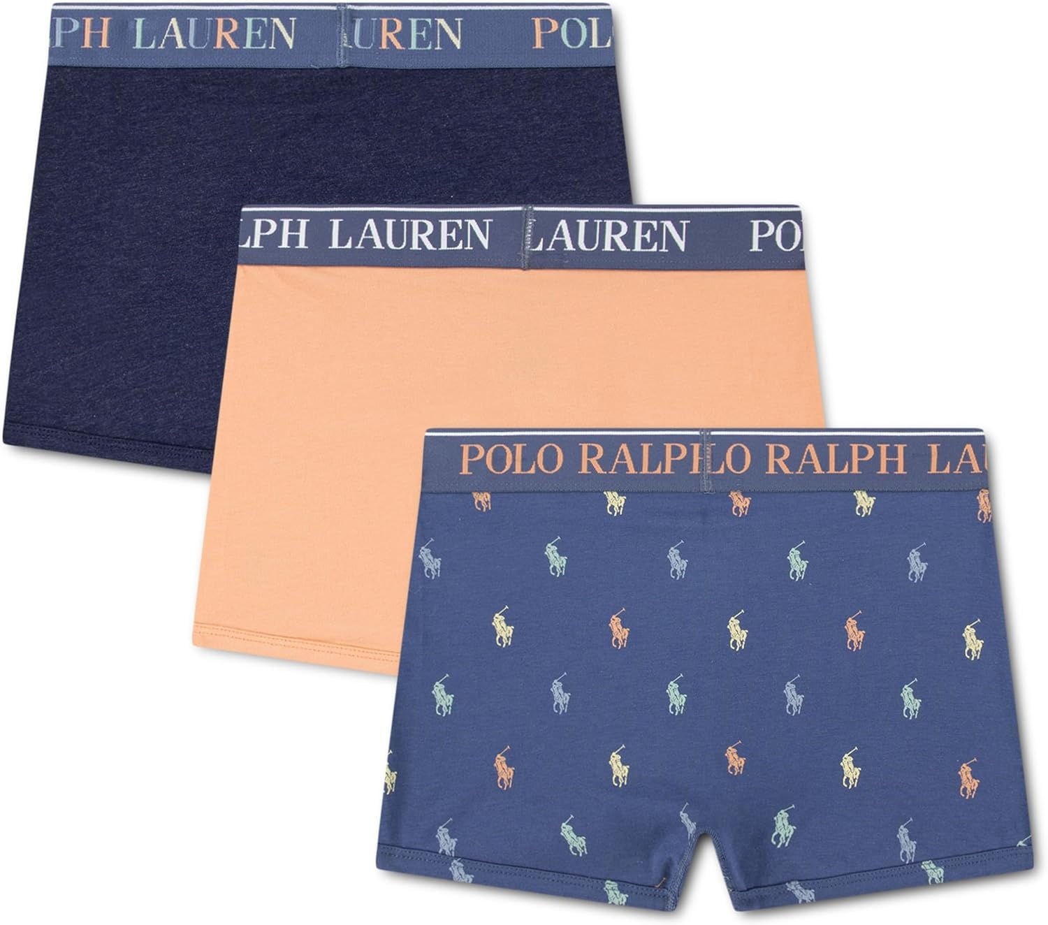 imagePOLO RALPH LAUREN Boys Multipack Boxer BriefsPoppy Orange 3pack
