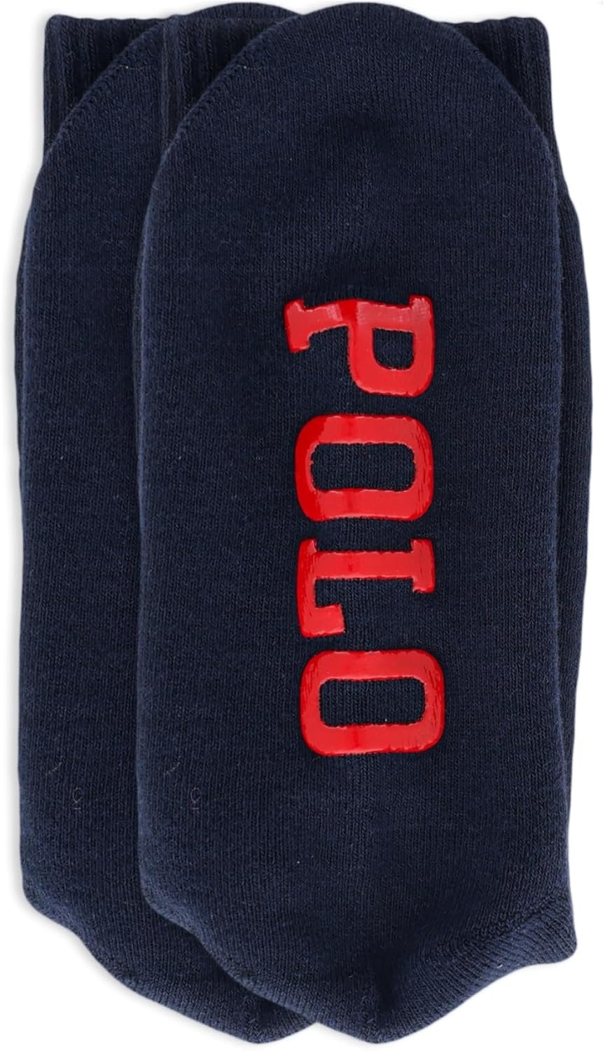 image:imagePOLO RALPH LAUREN Mens Casual Cozy Gripper Lounge SocksNavy