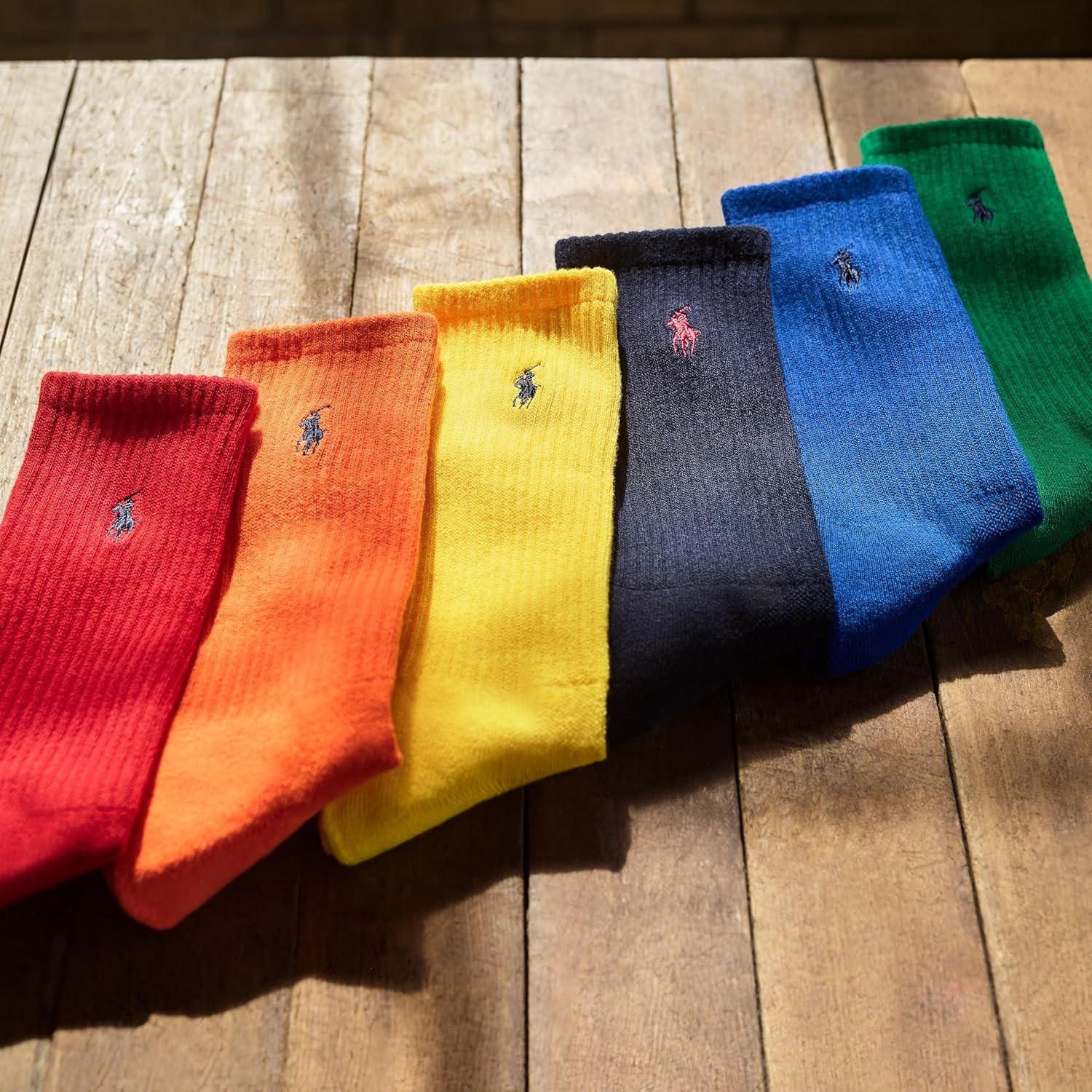 image:imagePOLO RALPH LAUREN Mens Performance Crew Socks 6 PackCrew White