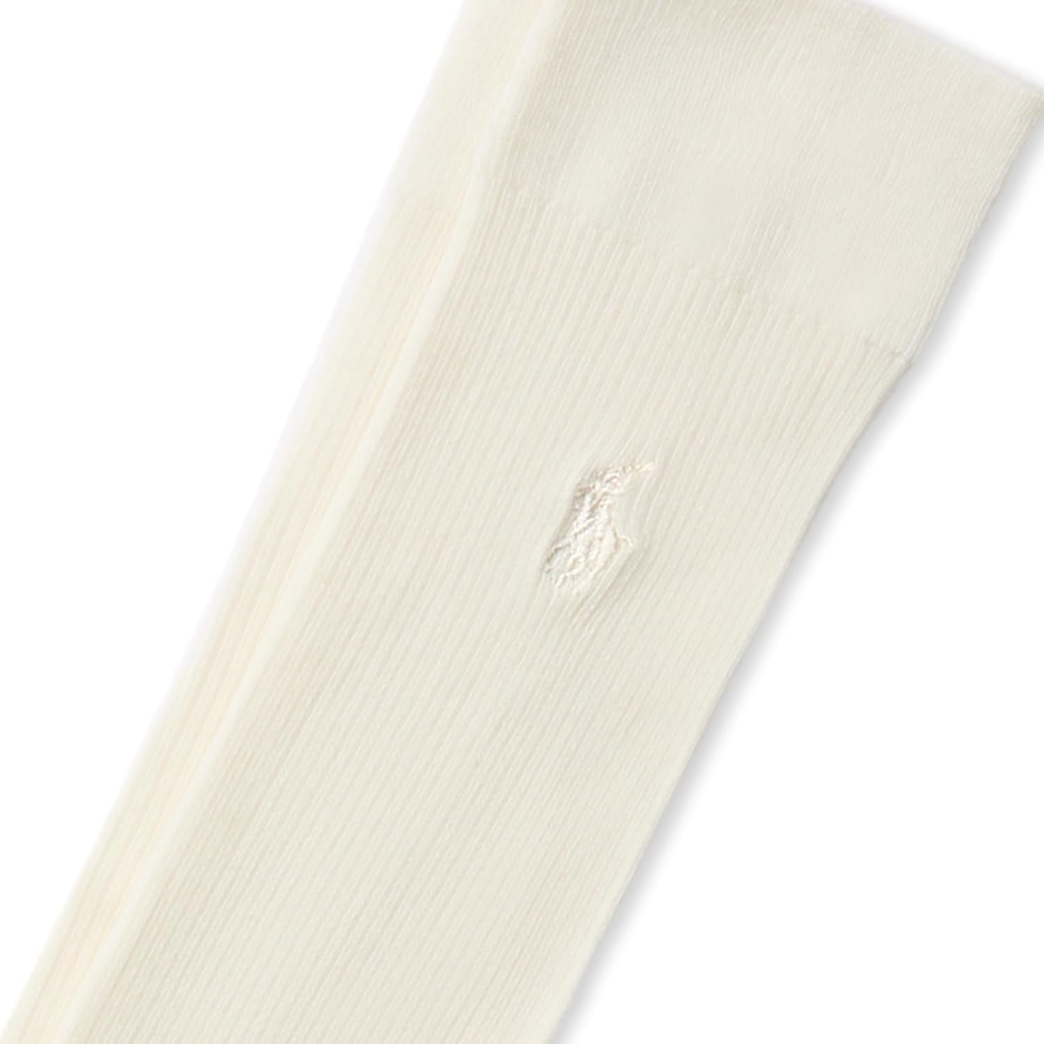 image:imagePOLO RALPH LAUREN Womens Classic Ribbed Knee High Socks 1 Pair Pack Cotton ComfortIvory