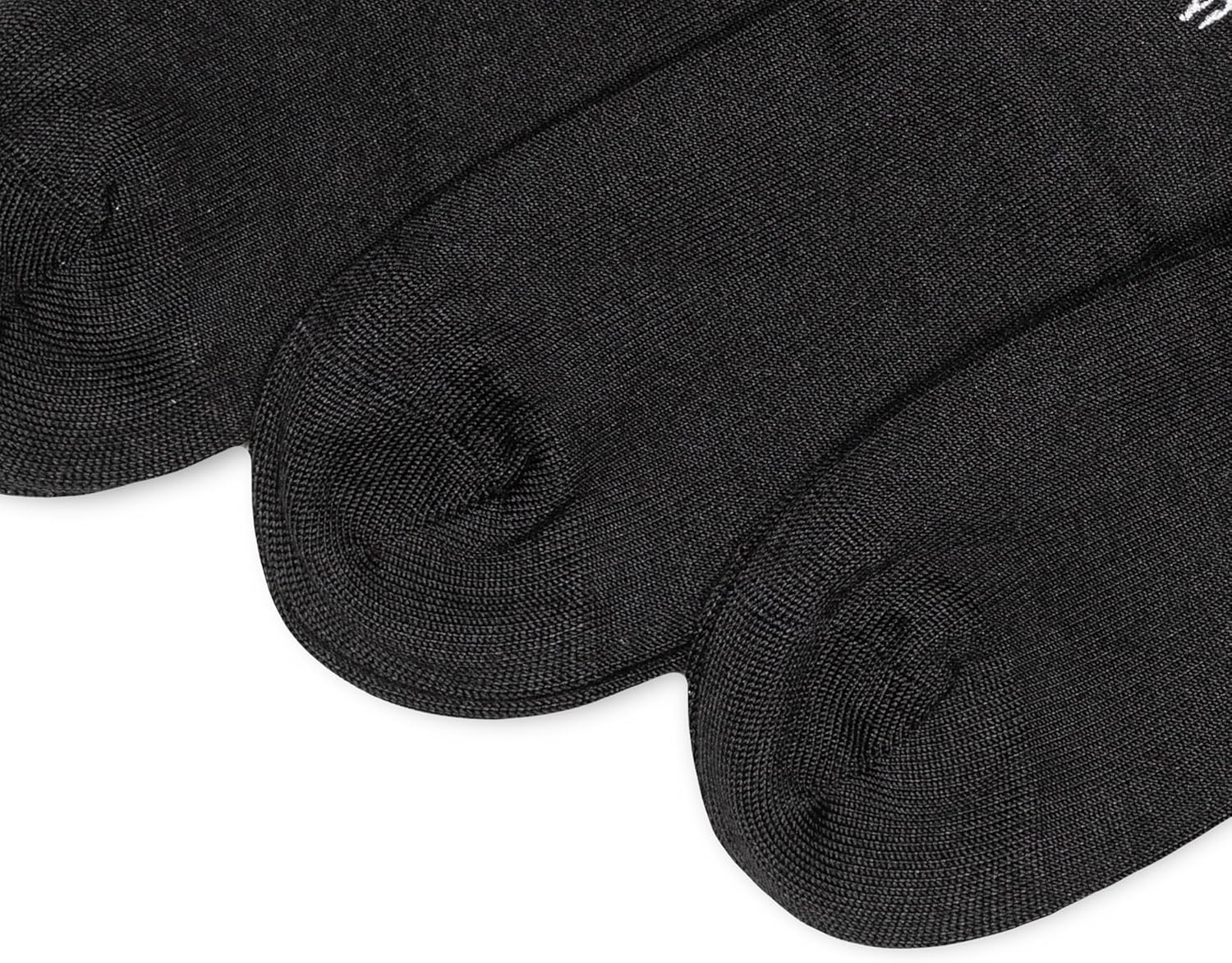 image:imagePOLO RALPH LAUREN Womens Super Soft Low Cut Socks 3 Pair Pack Reinforced Heel amp ToeBlack