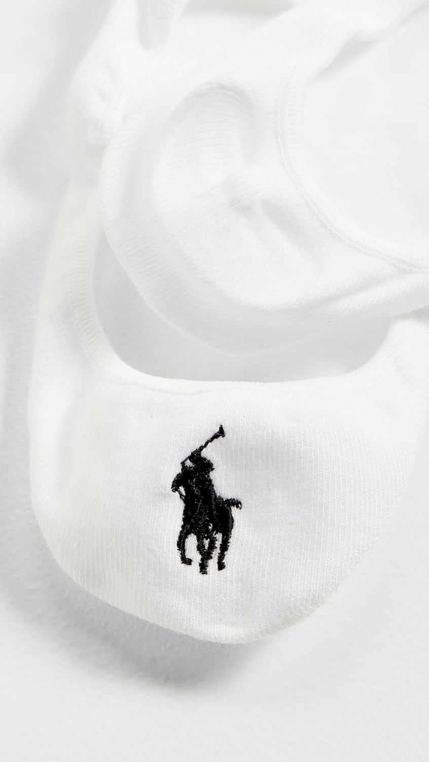 image:imagePOLO RALPH LAUREN Womens Ultra Low Liner Socks 3 Pack White 410