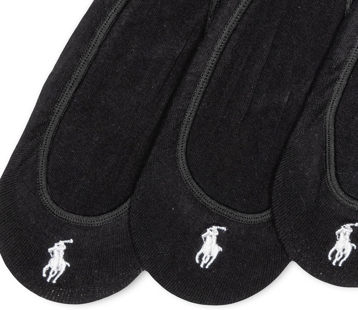 image:imagePOLO RALPH LAUREN Womens Ultra Low Liner Socks 3 PackBlack