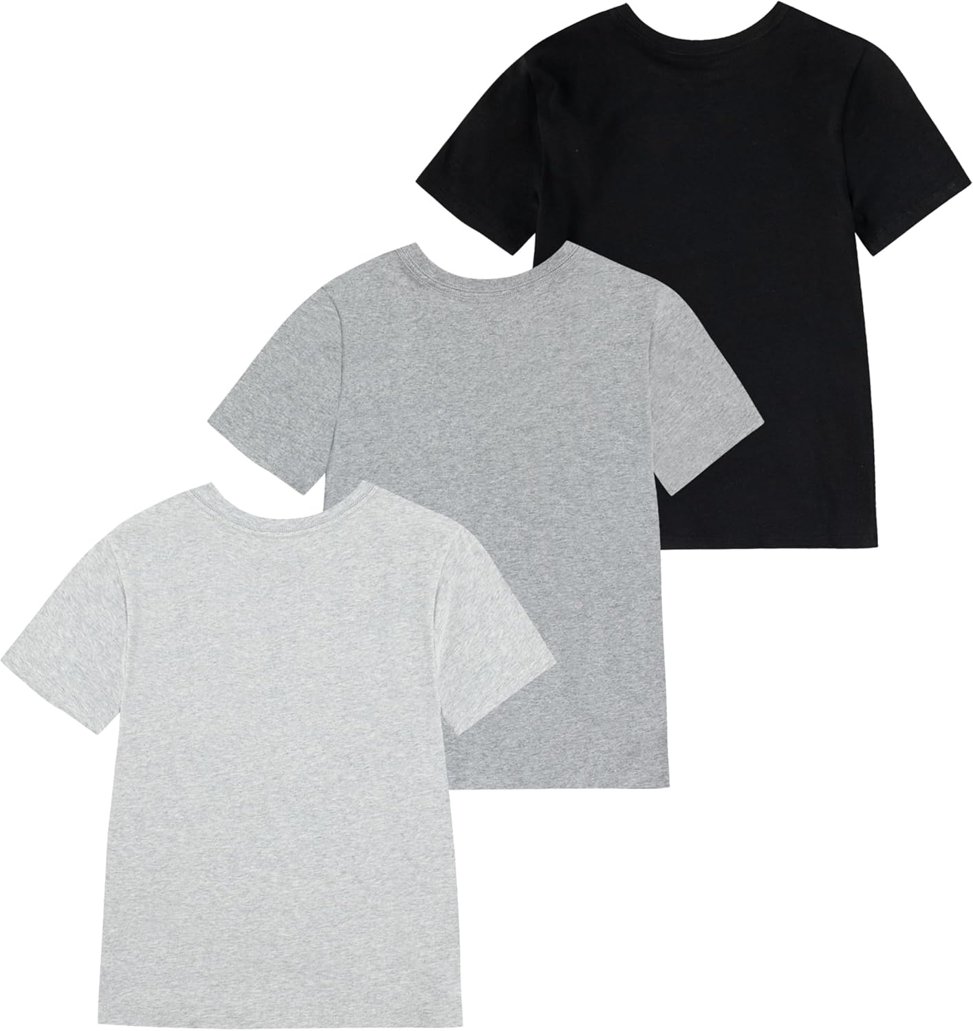 imagePolo Ralph Lauren Boys MultiPack Short Sleeve UndershirtBlackGrey 3pack