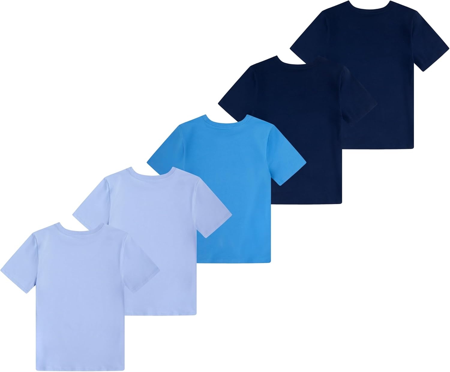 imagePolo Ralph Lauren Boys MultiPack Short Sleeve UndershirtBlue 5pack