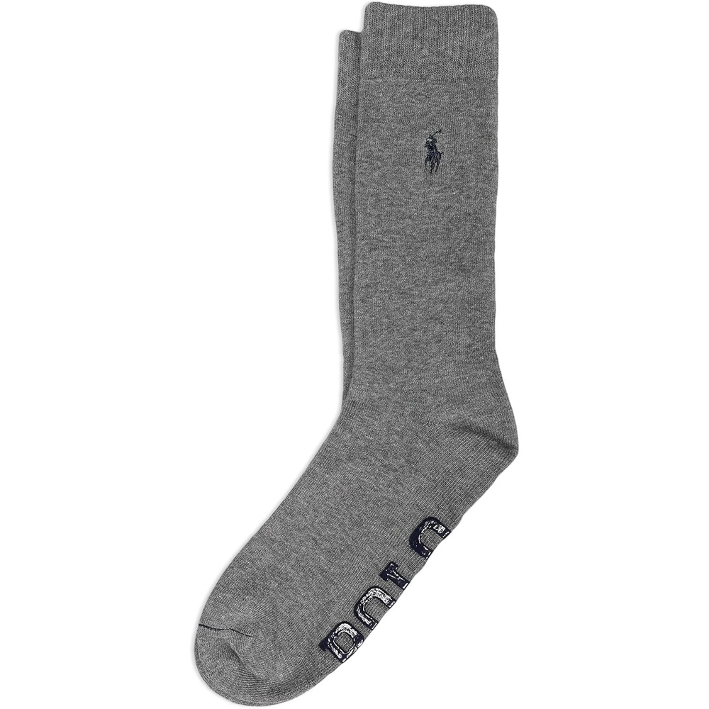 image:imagePOLO RALPH LAUREN Mens Casual Cozy Gripper Lounge SocksGray Heather
