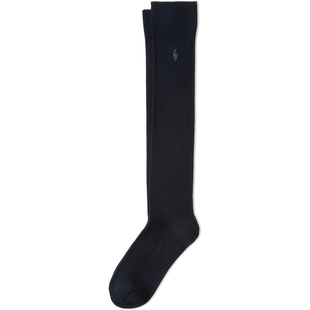 image:imagePOLO RALPH LAUREN Womens Classic Ribbed Knee High Socks 1 Pair Pack Cotton ComfortNavy