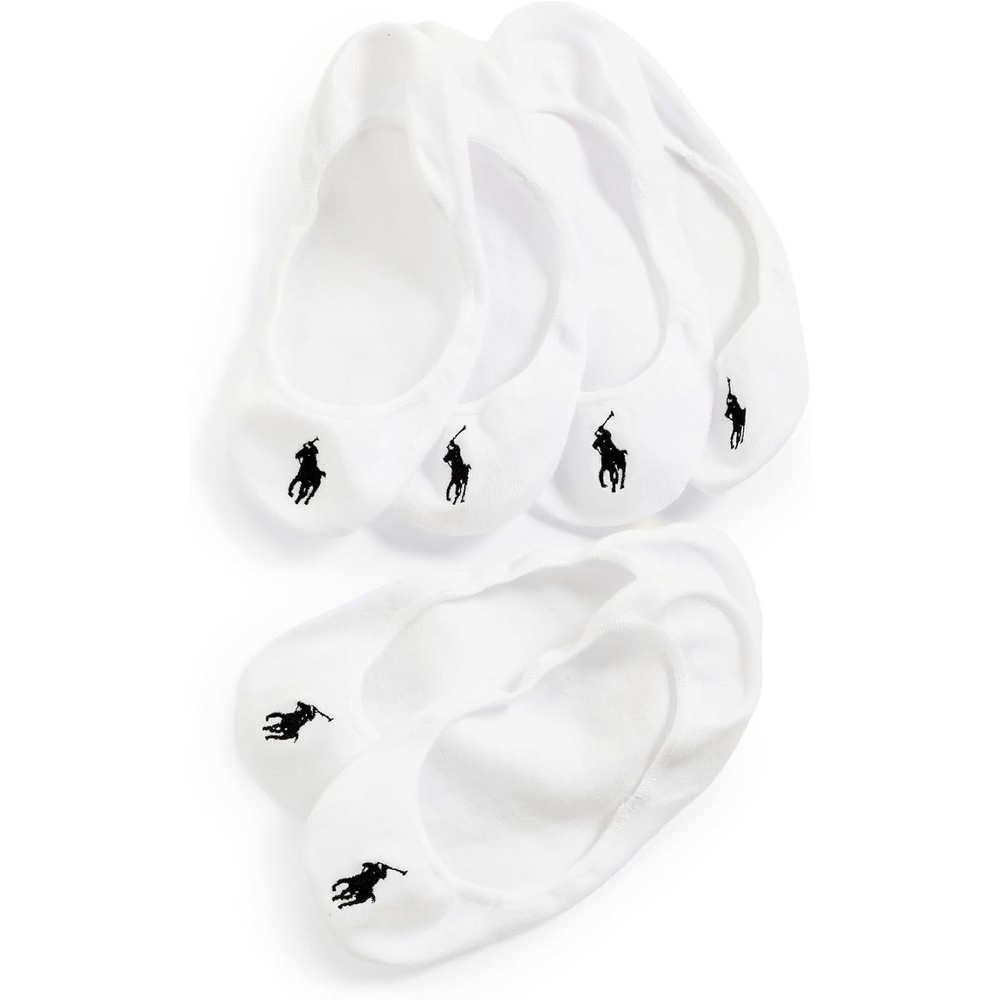 image:imagePOLO RALPH LAUREN Womens Ultra Low Liner Socks 3 Pack White 410