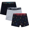 Black Multi/Grey 3-pack
