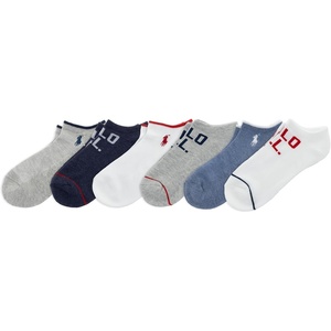 Polo Ralph Lauren Women’s “RL” Low Cut 6 Pack(Denim Rl Mesh)