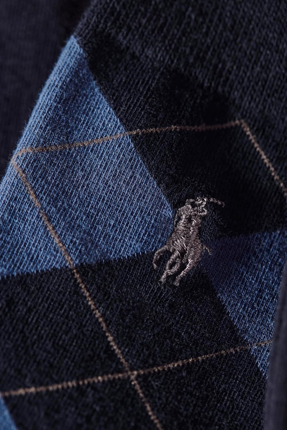 image:imagePolo Ralph Lauren Mens Argyle Pattern Dress Crew Socks 3 PairsNavy Bright Navy