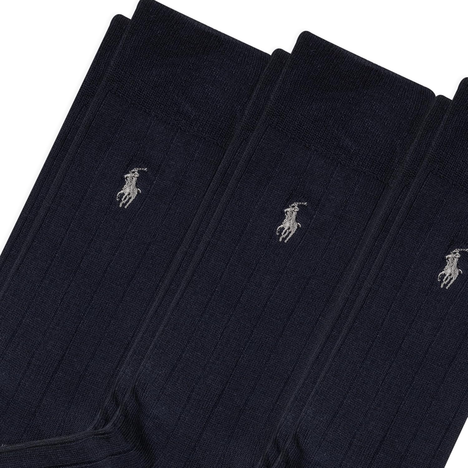 image:imagePolo Ralph Lauren Mens Ribbed Crew Socks BrownNavy